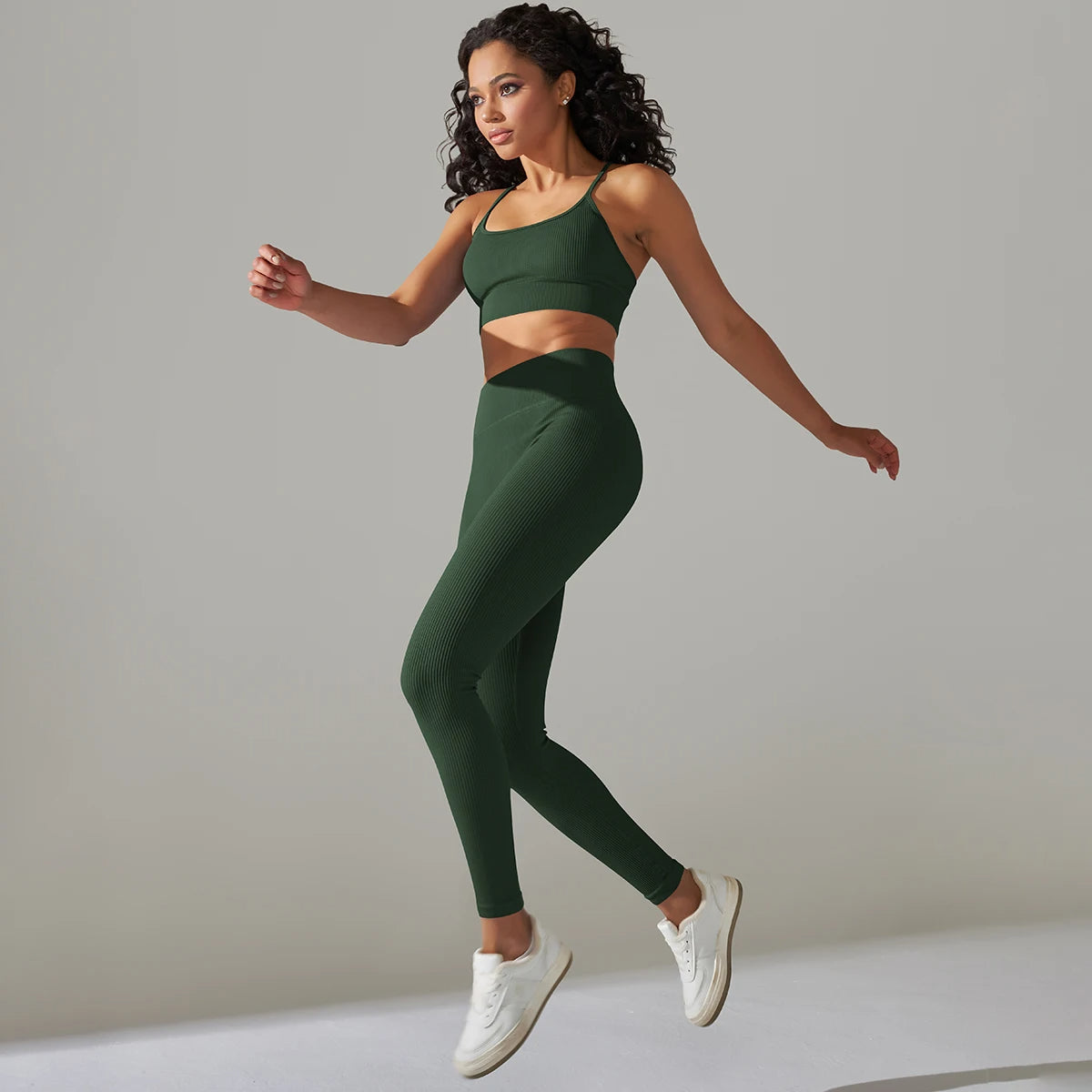 Conjunto Canelado Spandex