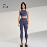Legging Sem Costura + Top Alças Cruzadas
