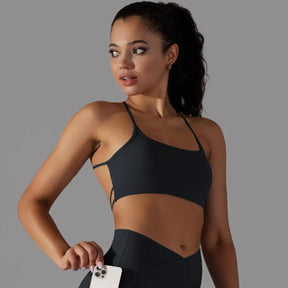 Top Criss Cross Costas Abertas